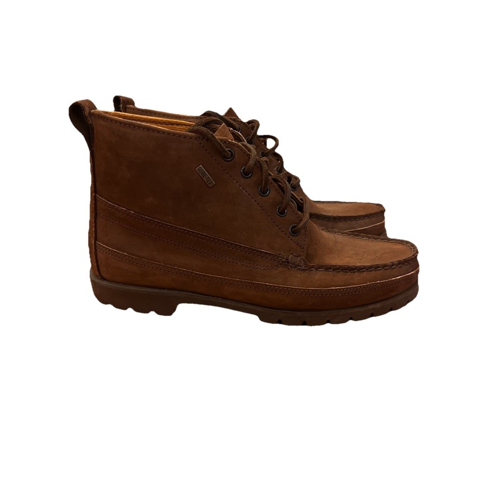 VTG Rocky GoreTex Chukka Boots Brown Leather Gumlite Vibram Workwear Sz 8.5 M